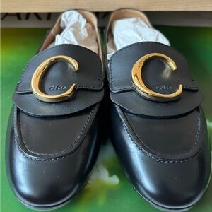 Chloe C convertible loafers in black